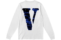 Image 1 of Juice Wrld x XO x Vlone Reflect Longsleeve Tee White
