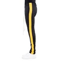 Image 1 of EPTM TRACK PANTS BLACK-YELLOW