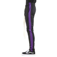 Image 1 of EPTM TRACK PANTS BLACK-PURPLE