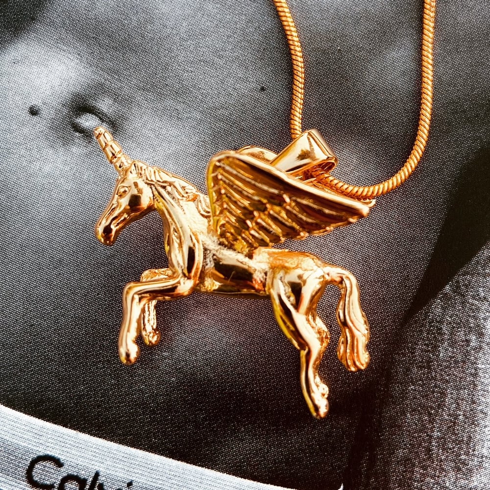 Image of peGaSus + gold plateD + fESTIVAL vINTAGE + Chain 