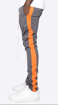 Image 1 of EPTM TRACK PANTS GRAY-ORANGE