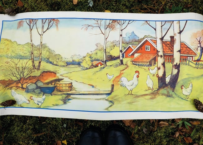 Vintage Print of South Sweden
