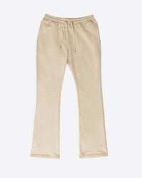Image 2 of EPTM FRENCH TERRY FLARE PANTS-OFF WHITE CREAM