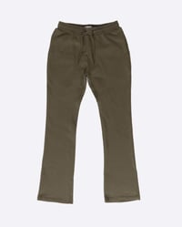 Image 2 of EPTM FRENCH TERRY FLARE PANTS-OLIVE 