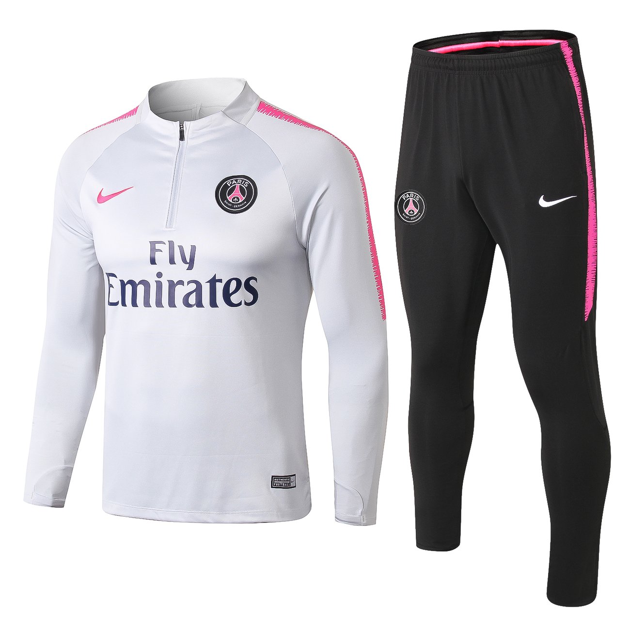 PSG Tracksuit  Grey/Pink  TheKitPlug