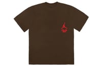 Image 2 of Travis Scott Jordan Cactus Jack Highest T Shirt Brown