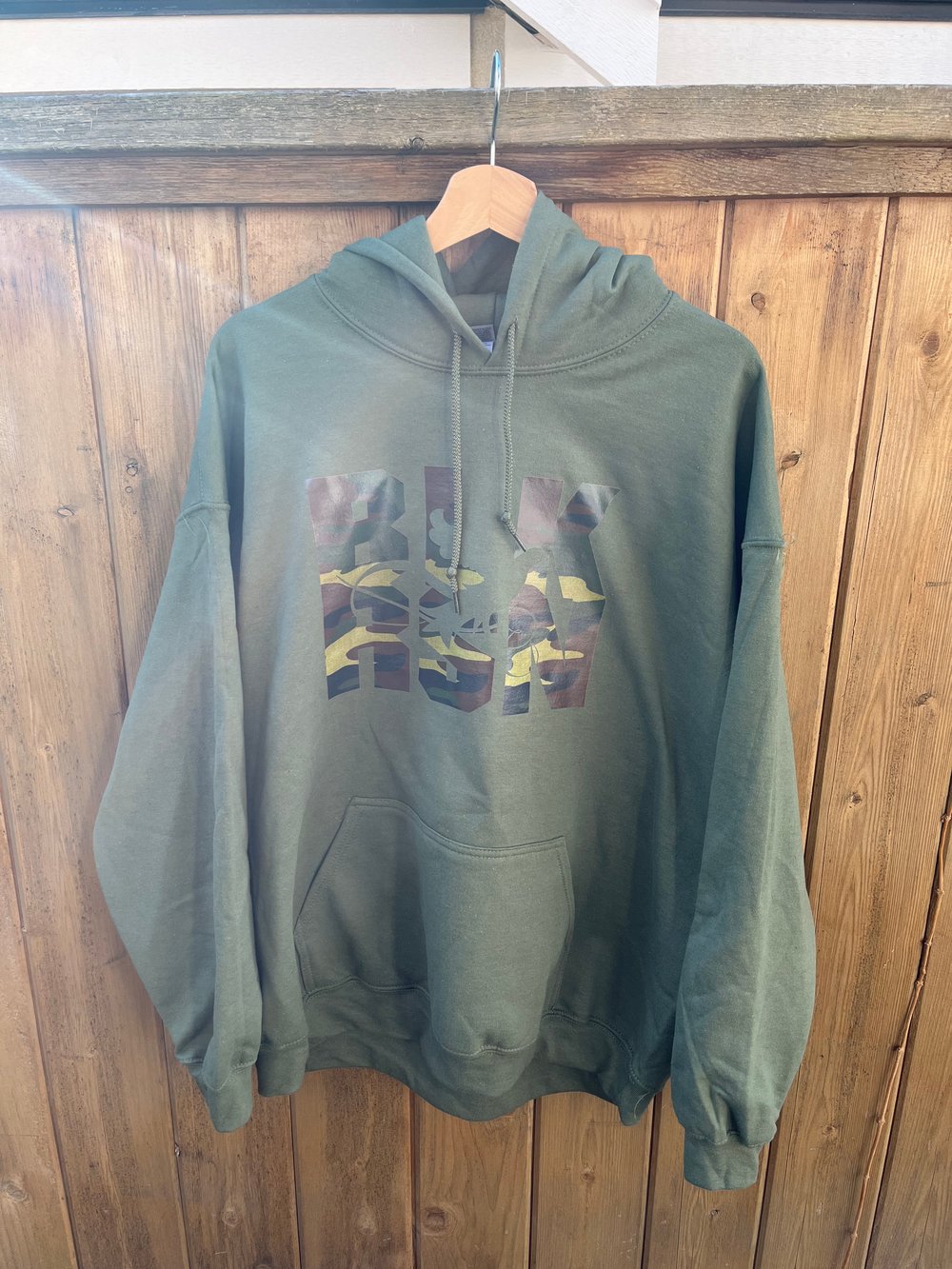 Military Green Hoodie - Dove 