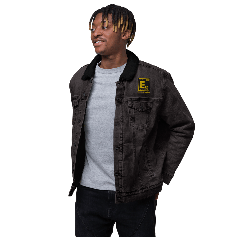 E80 Unisex denim sherpa jacket