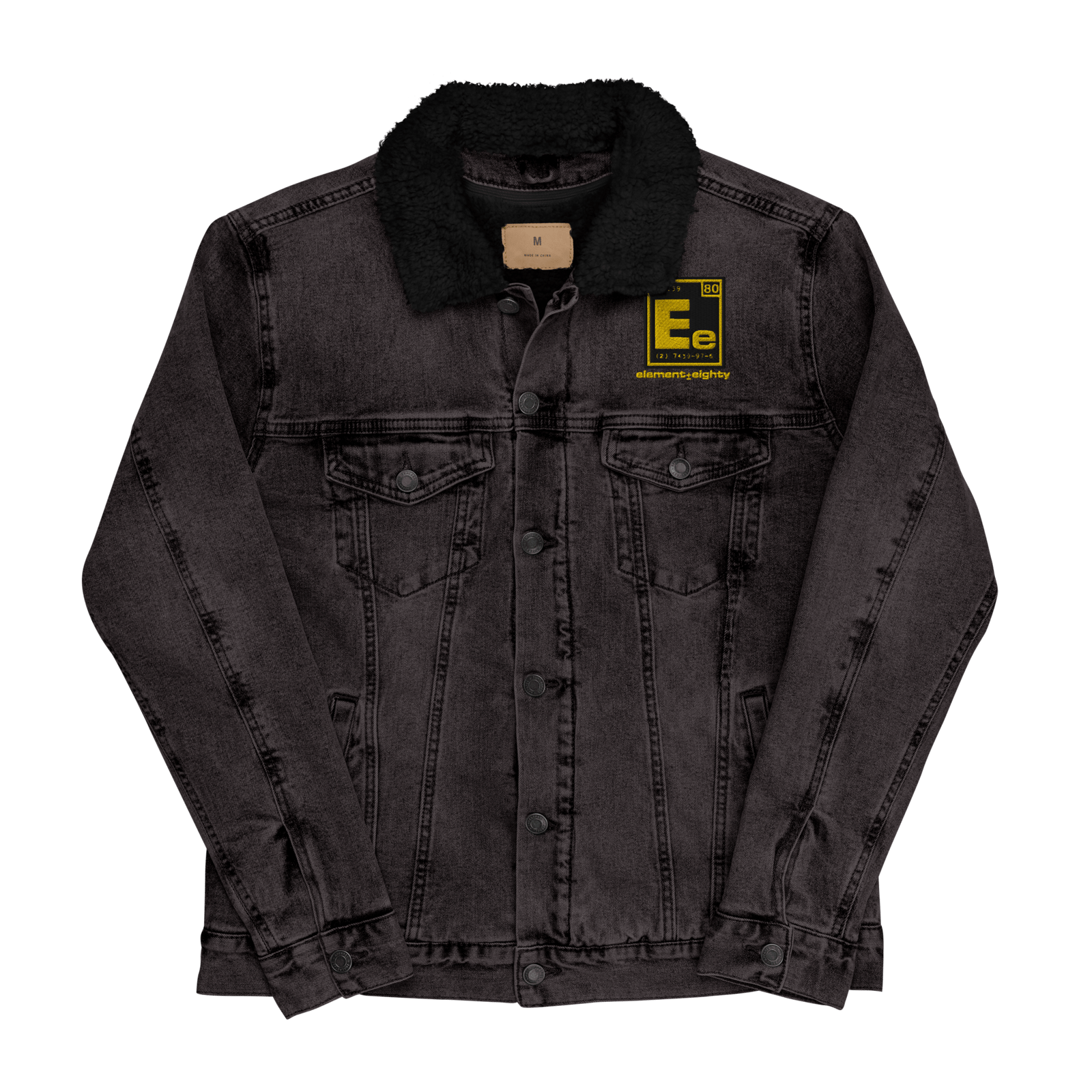 E80 Unisex denim sherpa jacket | Element Eighty