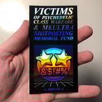 Image 2 of VICTIMS HOLOGRAPHIC STICKER