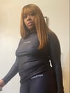 Black BOSSFITTED Women's Long Sleeve Compression Shirt 