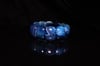 Handmade Natural Blue Agate Stone Gemstone Stretch Bracelet #2