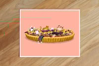 Image 1 of Cat Fruit Tart | Sticker | Print