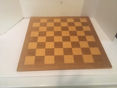 Image of SOLID WOOD CHECKER BOARD