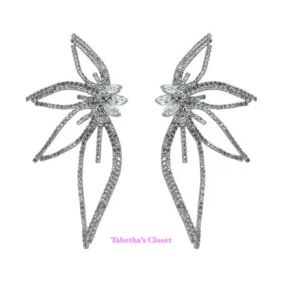 Image of Jezmine Crystal Earrings