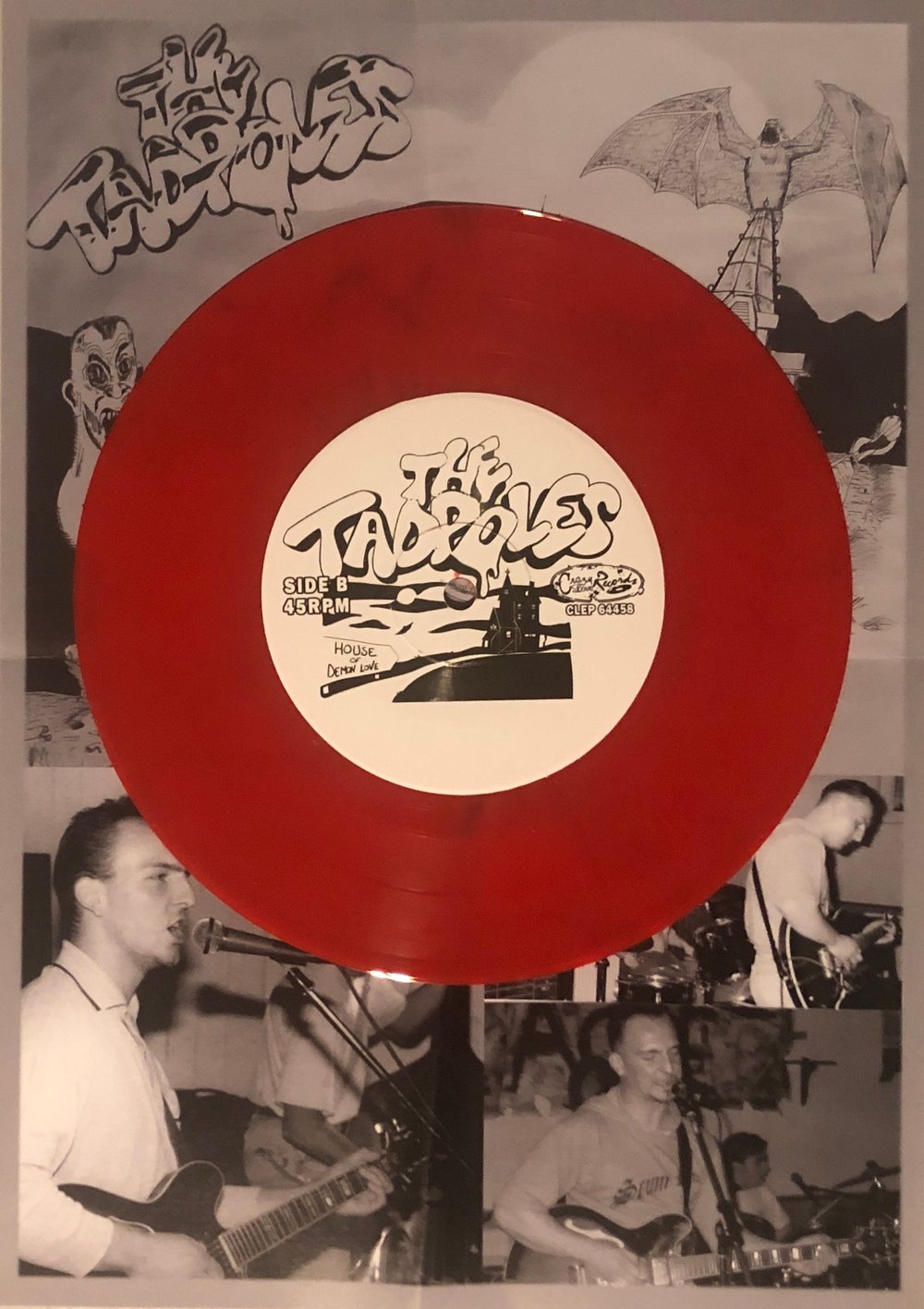 THE TADPOLES - HAUNTED HOUSE (RED, GREEN) EP
