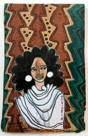 Image of Habesha Woman, No more war in Ethiopia 