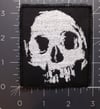 Embroidered skull patch 2