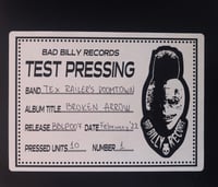 Image 1 of TEX RAILER'S DOOMTOWN (TEST PRESSING) BBLP007