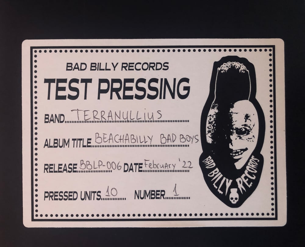 TERRANULLIUS (TEST PRESSING) BBLP006