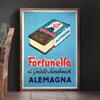 Fortunello | Mario Menzardi | 1954 | Vintage Ads | Wall Art Print | Vintage Poster