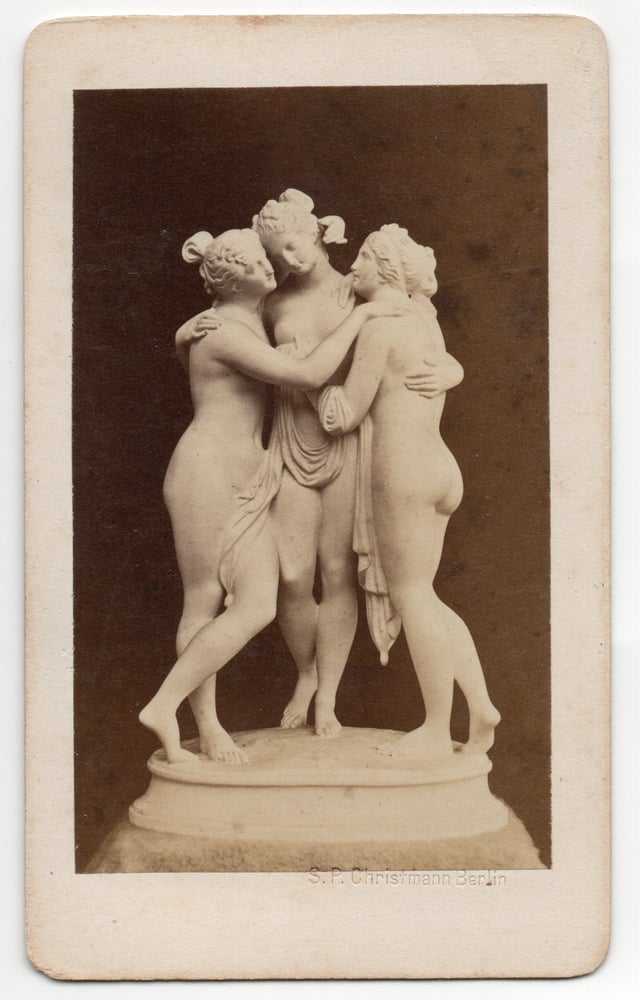 Image of S.P. Christmann: Die drei Grazien, Berlin ca. 1870