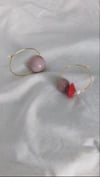SMALL!! PINK RED PEARL