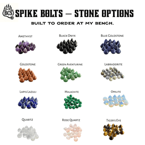 Image of Spike Bolts — Custom Stone