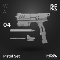 Image 2 of HDM 1/100 Pistol Set [WA-04]