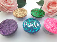 Image 5 of Personalised Glitter mobile phone grip, 17 Glitter colours available 