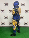 BOSSFITTED Navy Blue and Gold AOP Unisex Hoodie