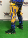 BOSSFITTED Navy Blue and Gold AOP Men's Joggers