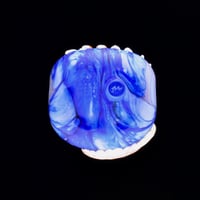 Image 2 of XL. Curious Major Mitchell Cockatoo - Flamework Glass Sculpture Bead