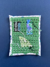 Image 1 of Scraps No. 8 - Tiny Handsewn Art Quilt 
