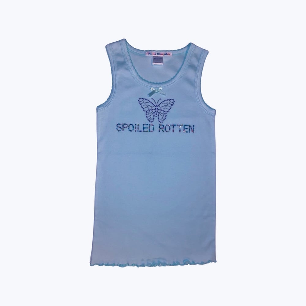 Image of "Spoiled Rotten" Turquoise Tank Top RESTOCK  