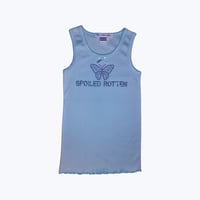Image 4 of "Spoiled Rotten" Turquoise Tank Top RESTOCK  