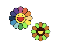 multi layer murakami flower