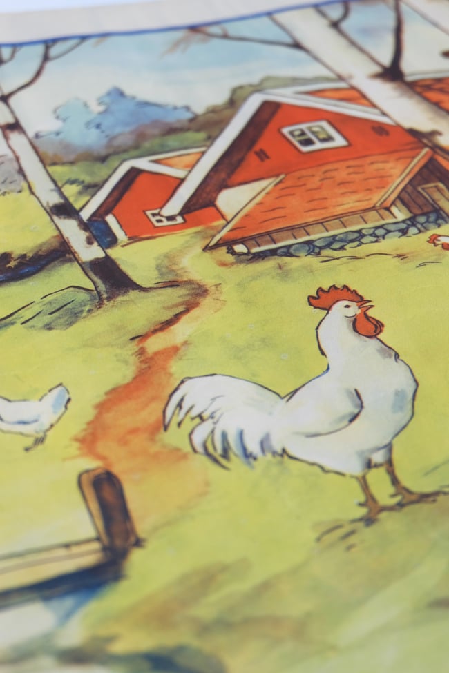 Vintage Print of South Sweden