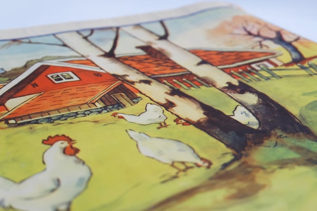 Vintage Print of South Sweden