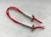 Image 2 of Mala Counters • Bell & Dorje Style #2 • Small 4mm • 925 Sterling Silver