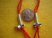 Image 1 of Mala Counters • Bell & Dorje • Extra Small 3mm • 925 Sterling Silver