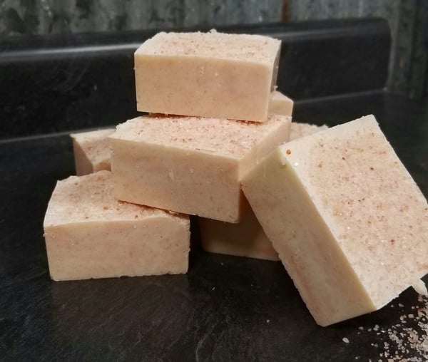 Image of Suede & Peony - Salt Bar Soap 4 oz.