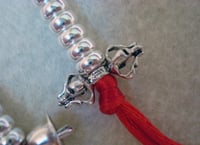 Image 4 of Mala Counters • Medium 5mm • Bell & Dorje #1 • 925 Sterling Silver