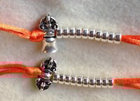 Image 4 of Mala Counters • Medium 5mm • Bell & Dorje #2 • 925 Sterling Silver