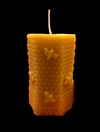 Large Beeswax Candle (Honeycomb)