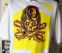 Image 2 of Screen test messy print punk shirt #2 size XL