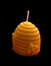 Small Beeswax Candle (Beehive)