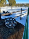 Sterling Raindrop belt buckle