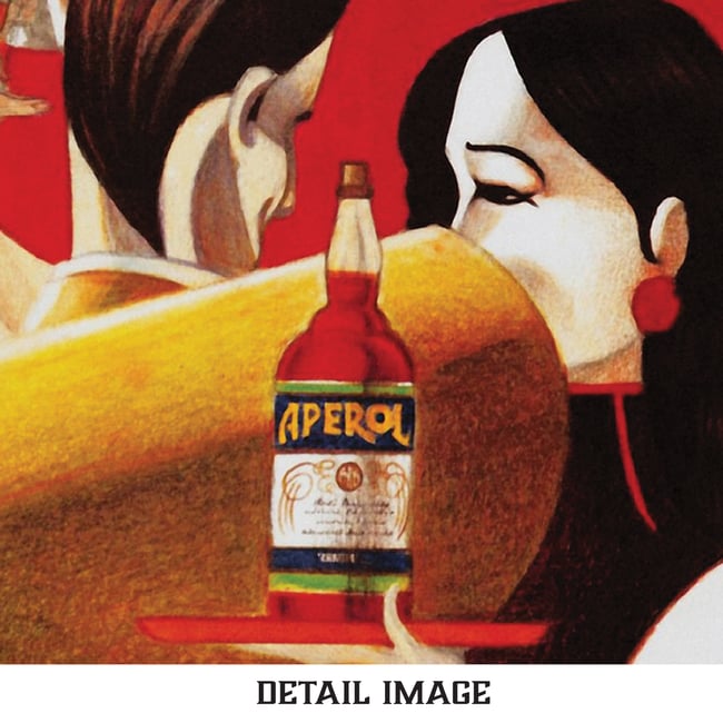 Aperol "Rendez-Vous" | Lorenzo Mattotti | Vintage Ads | Wall Art Print | Vintage Poster