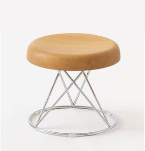 Image of Sori Yanagi  Monjiro Stool - Oak